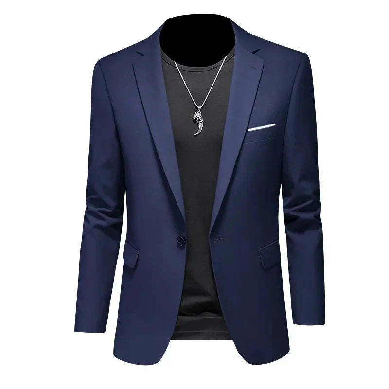 Blazer Masculino Esporte Fino Liso - Lojas Rafinno