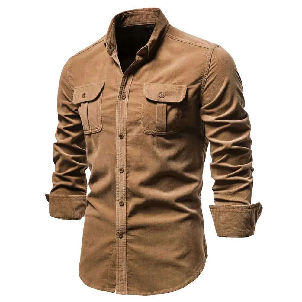 Camisa Masculina Manga Longa Casual - Lojas Rafinno