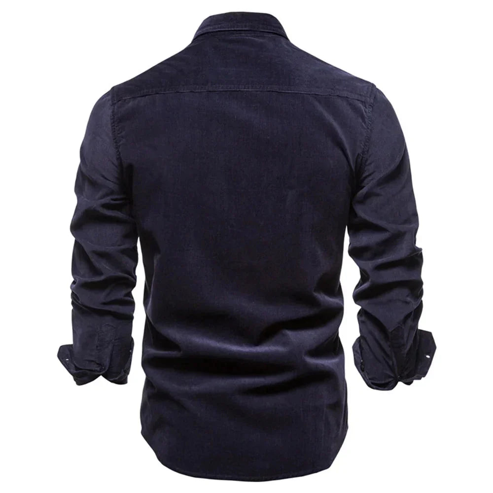 Camisa Masculina Manga Longa Casual - Lojas Rafinno
