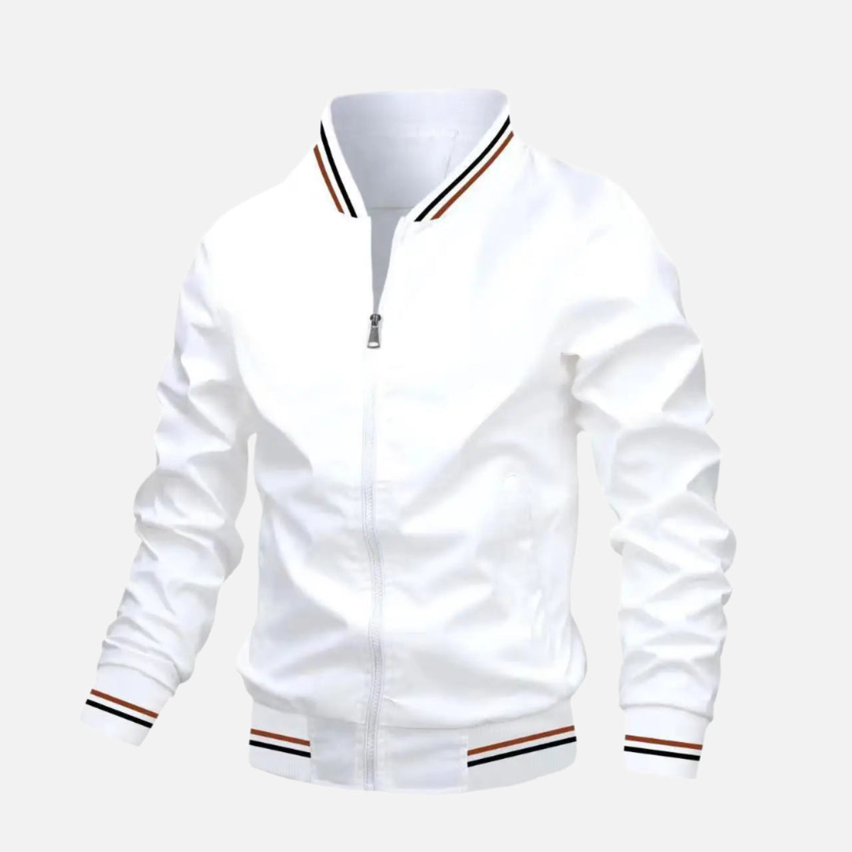 Jaqueta Casual Masculina com Zíperes Rafinno - Lojas Rafinno