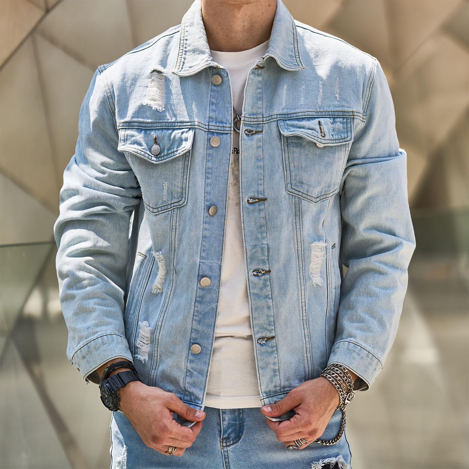 Jaqueta Jeans Masculina Rafinno RFN148