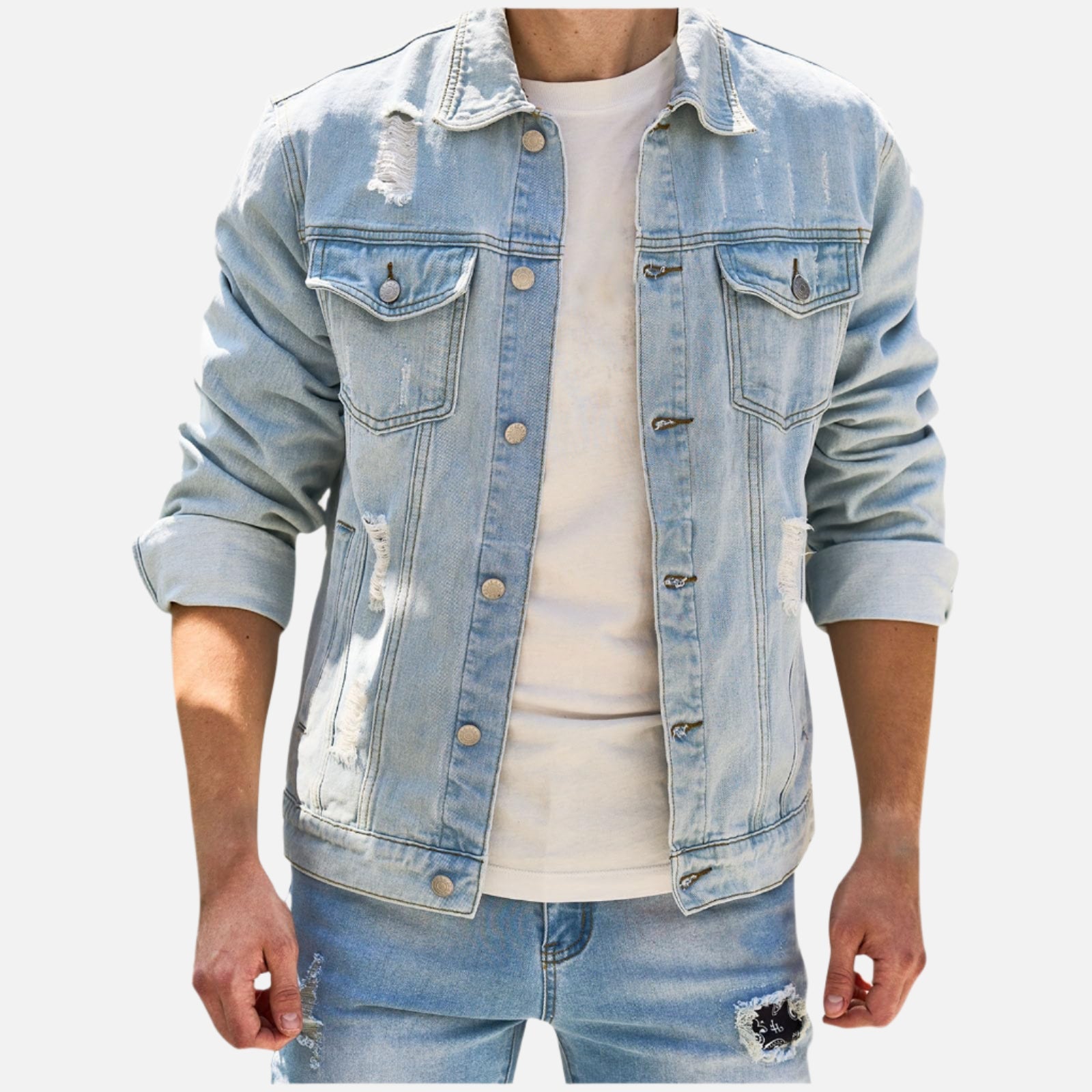 Jaqueta Jeans Masculina Rafinno RFN148