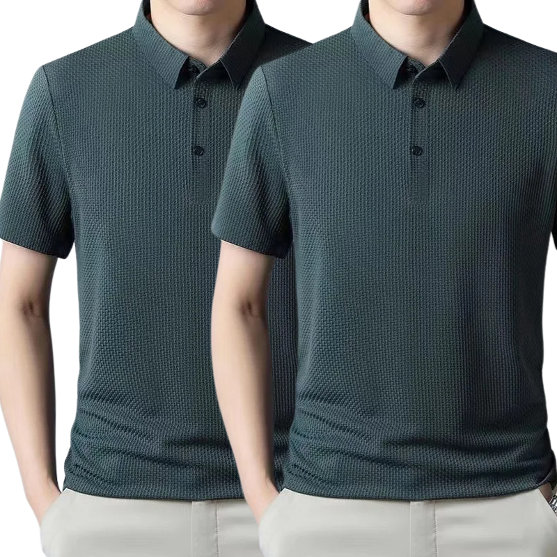 [PAGUE 1 LEVE 2] - Camisa Polo Fresh Seda Gelo + Relogio de Brinde