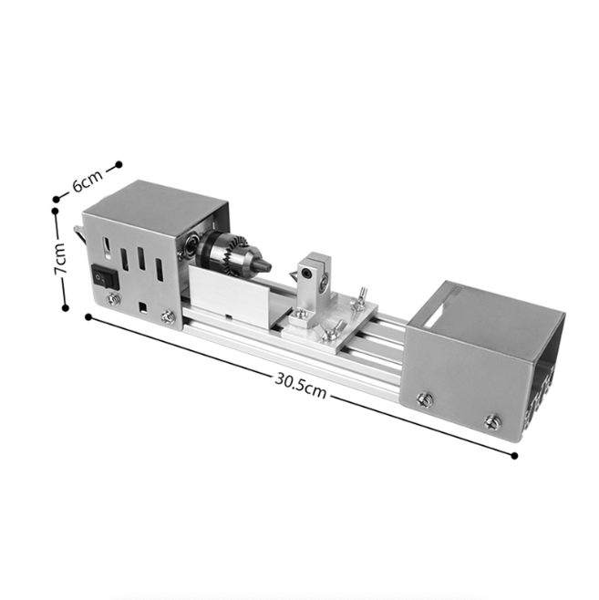 Mini Torno de Alta Precisão Titanium Pro