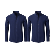 Compre 1 Leve 2 | Camisa Social Ultra Confort Anti amassados + Relogio de Brinde