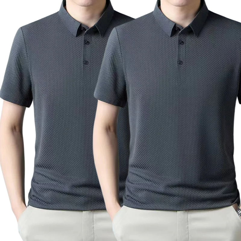 [PAGUE 1 LEVE 2] - Camisa Polo Fresh Seda Gelo + Relogio de Brinde