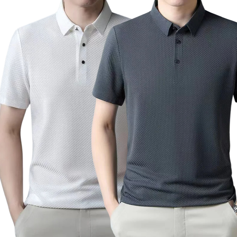 [PAGUE 1 LEVE 2] - Camisa Polo Fresh Seda Gelo + Relogio de Brinde