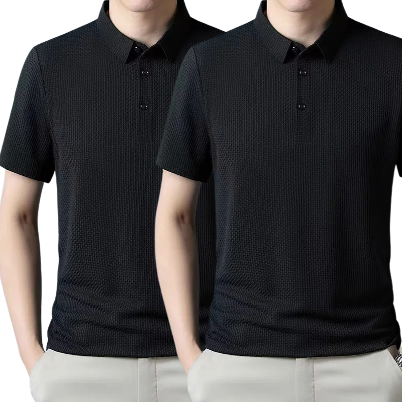 [PAGUE 1 LEVE 2] - Camisa Polo Fresh Seda Gelo + Relogio de Brinde