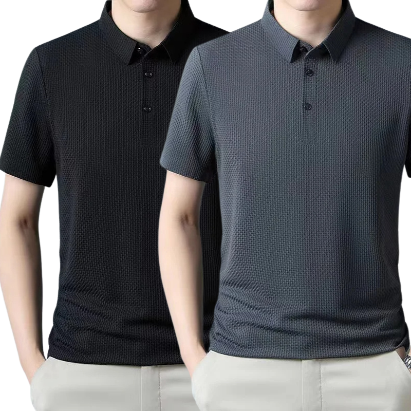 [PAGUE 1 LEVE 2] - Camisa Polo Fresh Seda Gelo + Relogio de Brinde