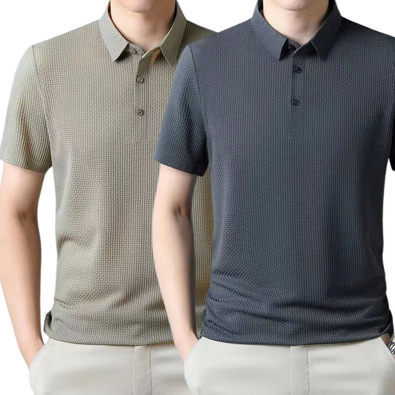 [PAGUE 1 LEVE 2] - Camisa Polo Fresh Seda Gelo + Relogio de Brinde