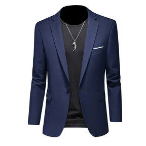 Blazer Masculino Esporte Fino Liso - Lojas Rafinno