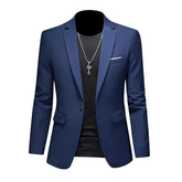 Blazer Masculino Esporte Fino Liso - Lojas Rafinno