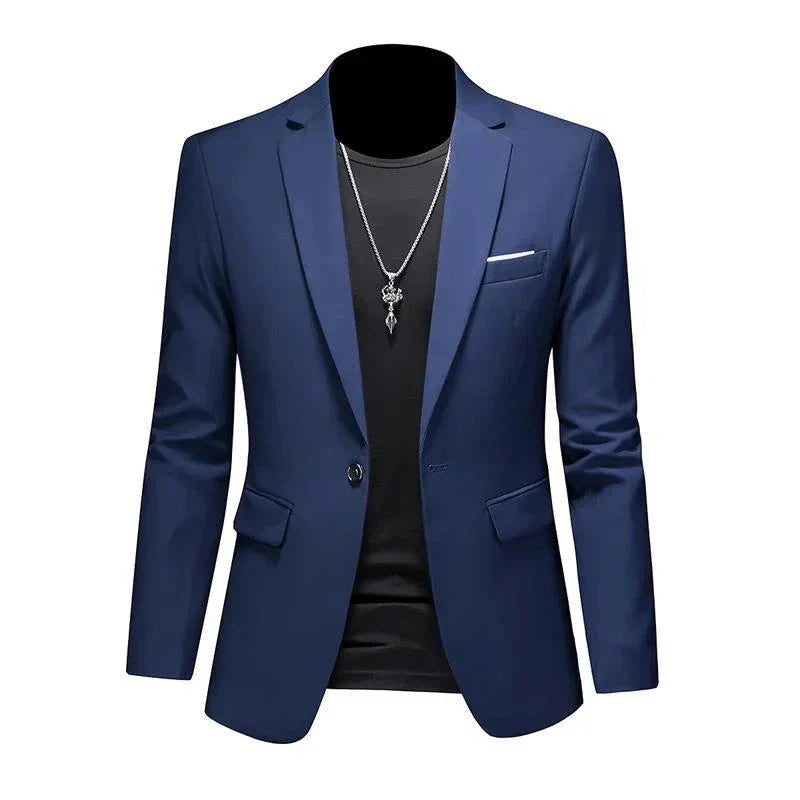 Blazer Masculino Esporte Fino Liso - Lojas Rafinno