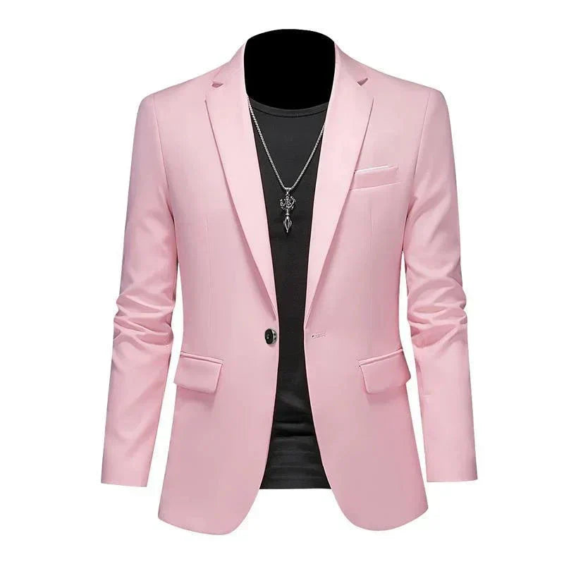 Blazer Masculino Esporte Fino Liso - Lojas Rafinno