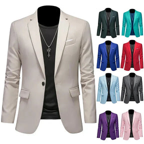 Blazer Masculino Esporte Fino Liso - Lojas Rafinno