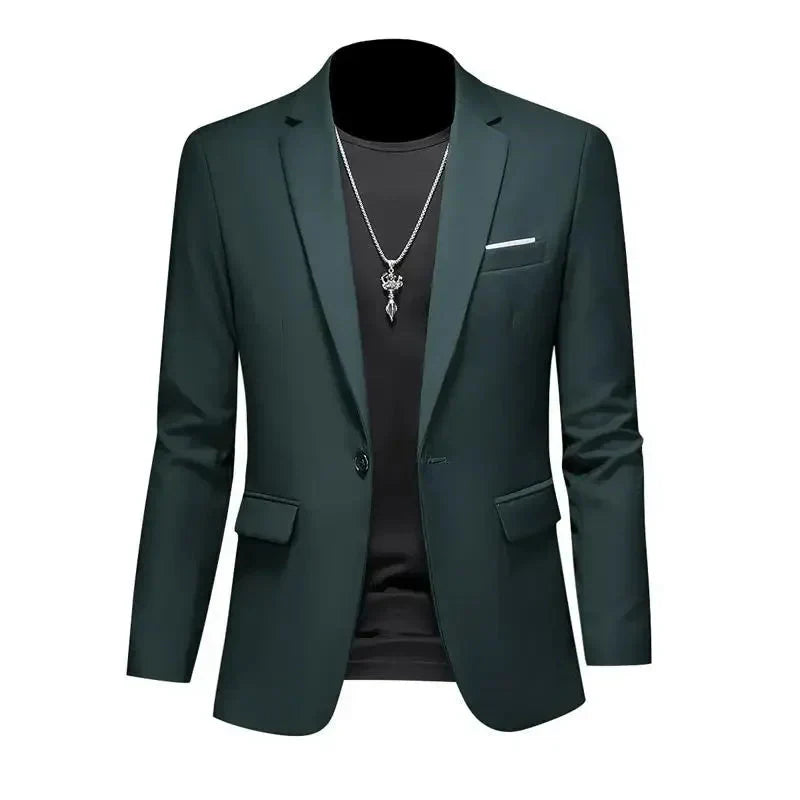 Blazer Masculino Esporte Fino Liso - Lojas Rafinno