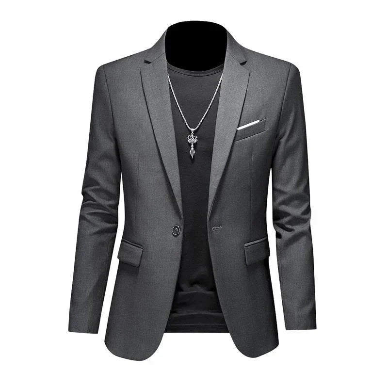 Blazer Masculino Esporte Fino Liso - Lojas Rafinno