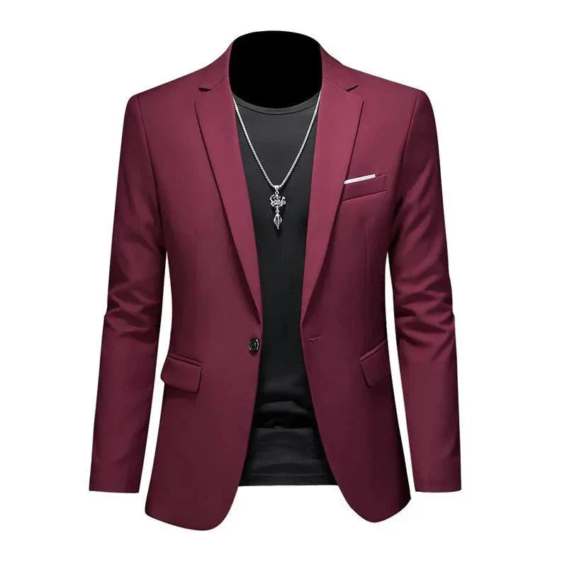 Blazer Masculino Esporte Fino Liso - Lojas Rafinno