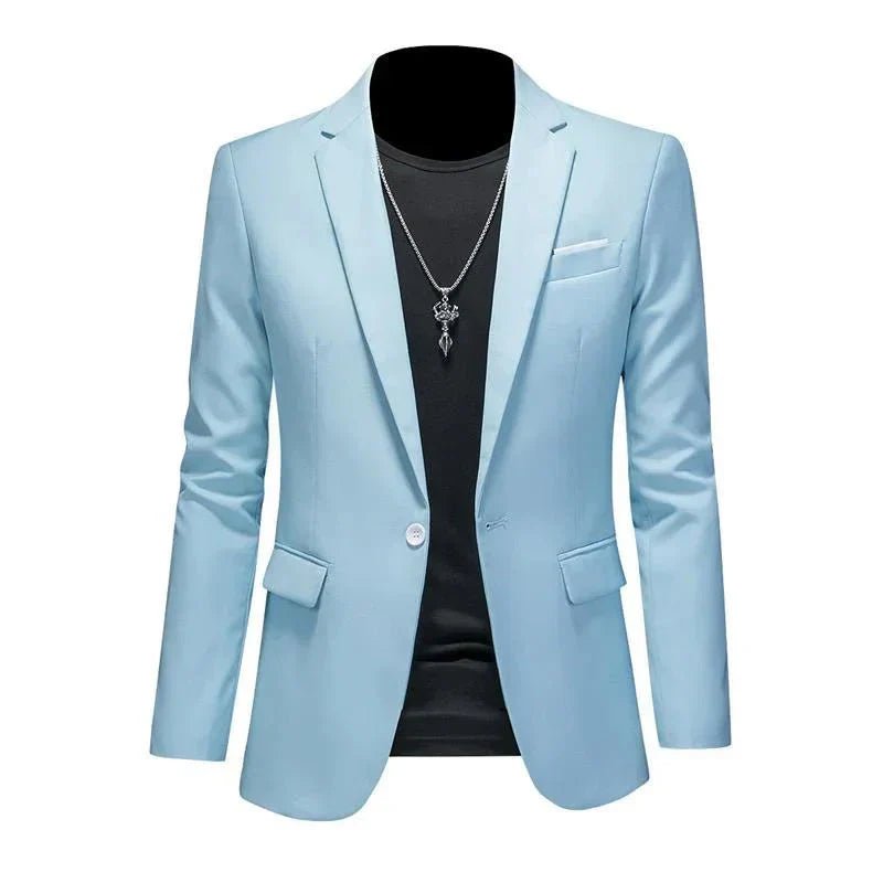Blazer Masculino Esporte Fino Liso - Lojas Rafinno