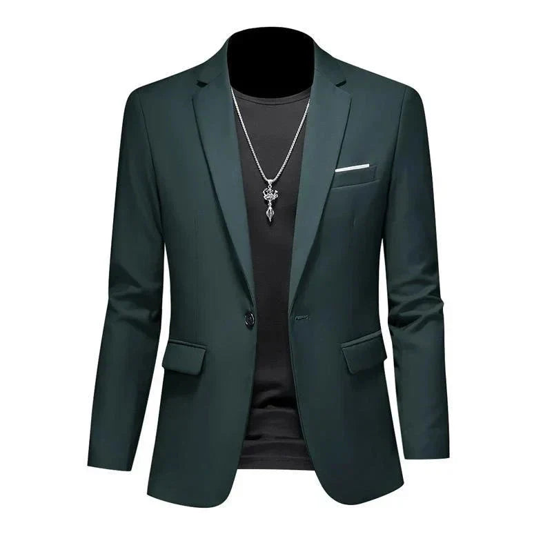 Blazer Masculino Esporte Fino Liso - Lojas Rafinno