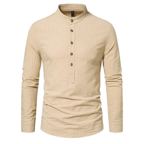 Camisa Masculina Gola Padre 100% Algodão - Lojas Rafinno