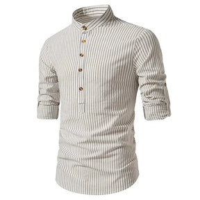 Camisa Masculina Gola Padre 100% Algodão - Lojas Rafinno