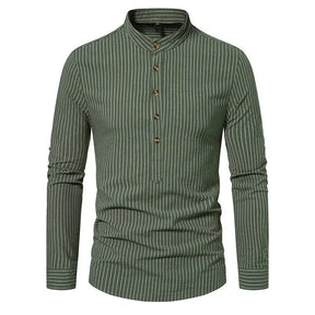 Camisa Masculina Gola Padre 100% Algodão - Lojas Rafinno