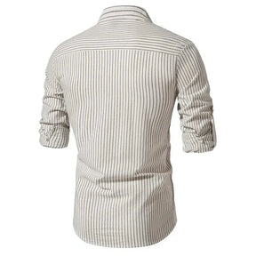 Camisa Masculina Gola Padre 100% Algodão - Lojas Rafinno