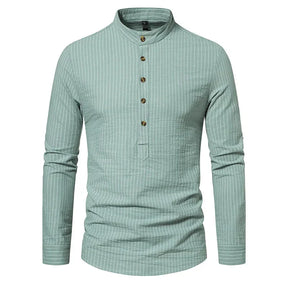Camisa Masculina Gola Padre 100% Algodão - Lojas Rafinno
