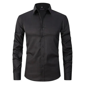 Camisa Social Masculina Elástica Slim Fit - Lojas Rafinno