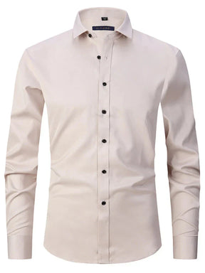 Camisa Social Masculina Elástica Slim Fit - Lojas Rafinno