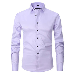 Camisa Social Masculina Elástica Slim Fit - Lojas Rafinno