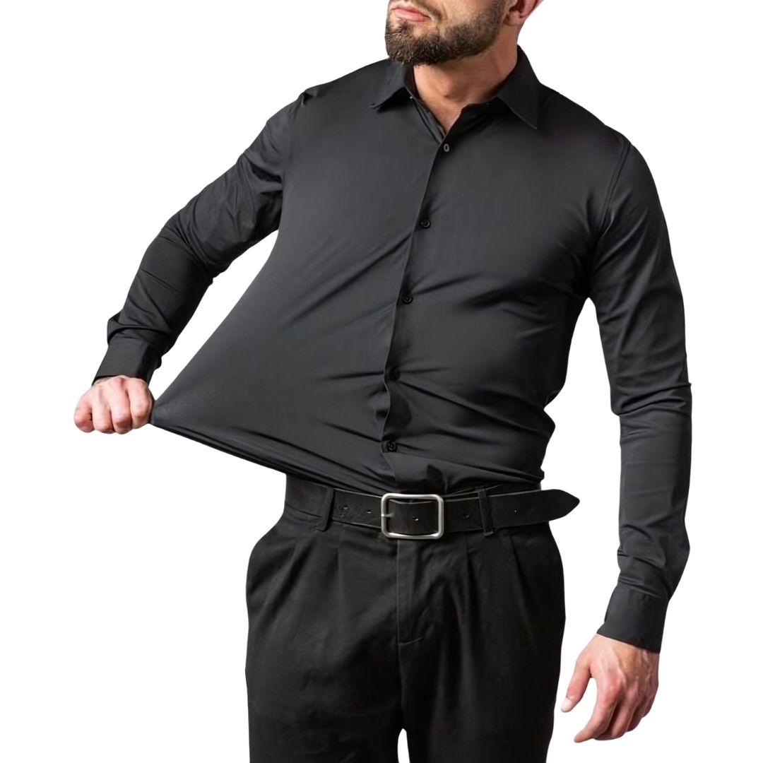 Camisa Social Masculina Slim Elástica Rafinno - Lojas Rafinno