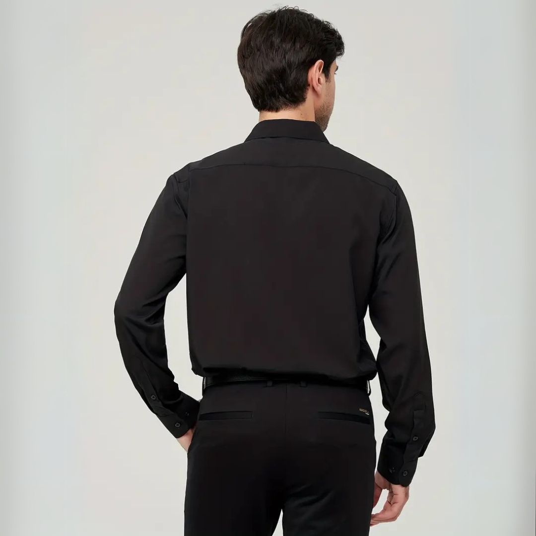 Camisa Social Masculina Slim Elástica Rafinno - Lojas Rafinno