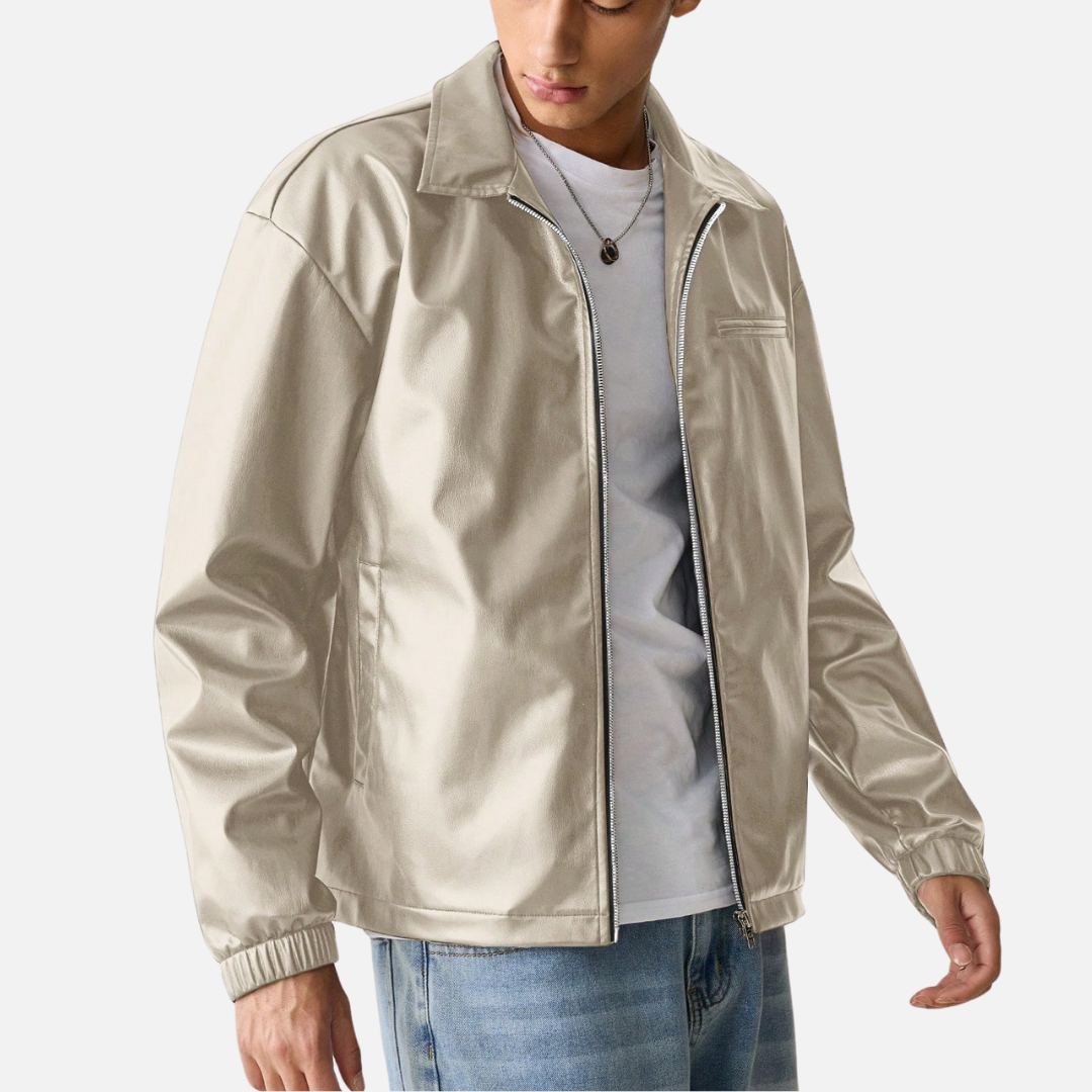 Jaqueta de Couro Masculina Rafinno RFN817