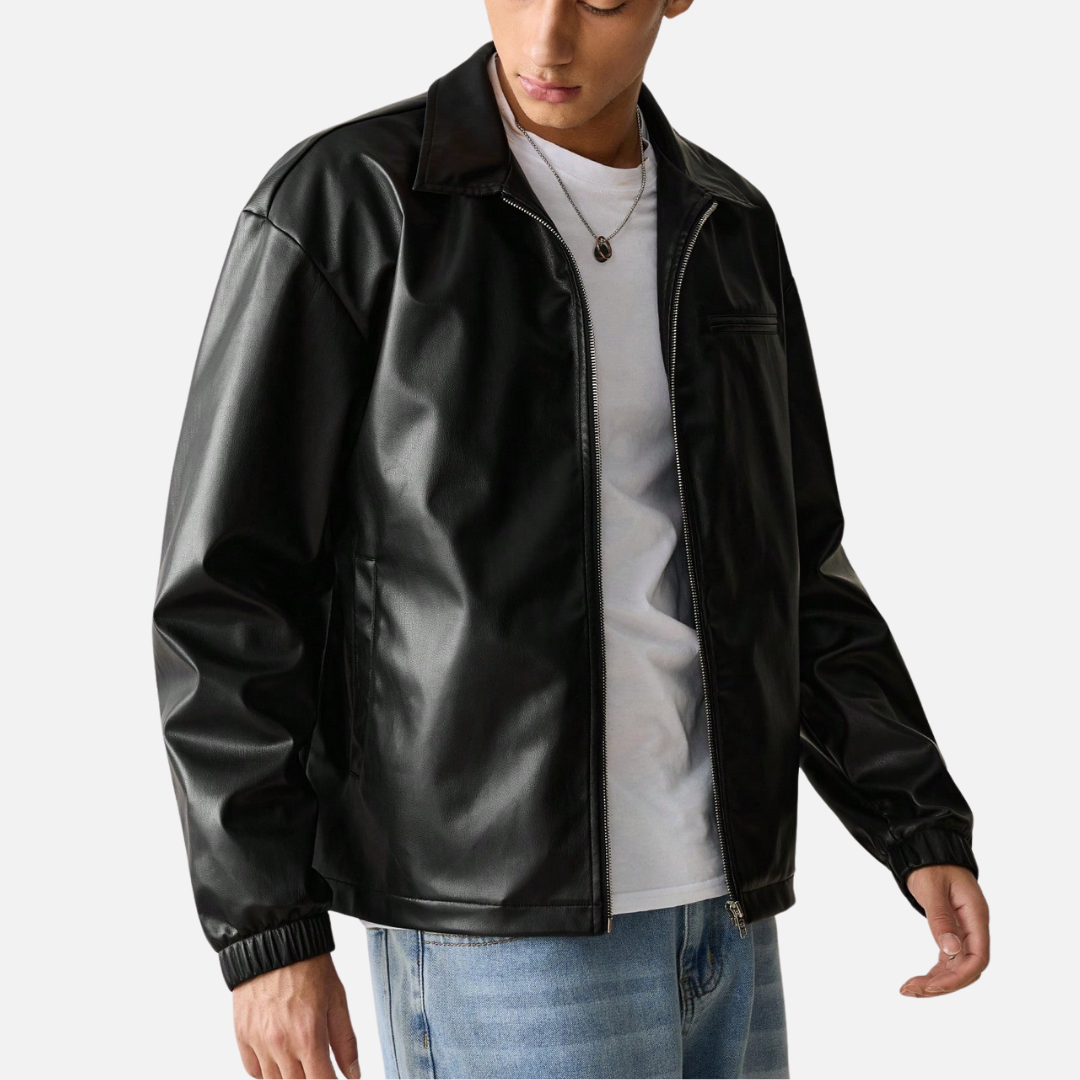 Jaqueta de Couro Masculina Rafinno RFN817