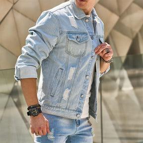 Jaqueta Jeans Masculina Austor - Lojas Rafinno