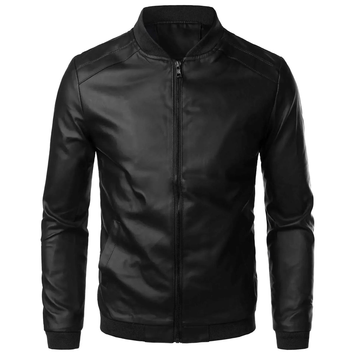 Jaqueta Masculina Couro Básica - Lojas Rafinno