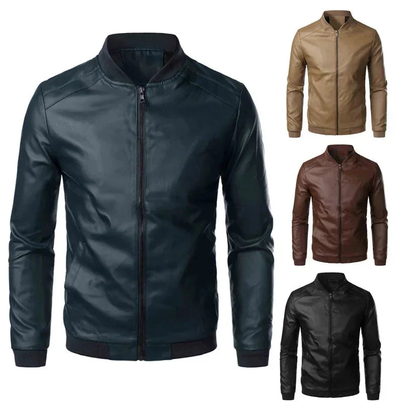 Jaqueta Masculina Couro Básica - Lojas Rafinno