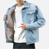 Jaqueta Masculina Jeans Acolchoado - Lojas Rafinno