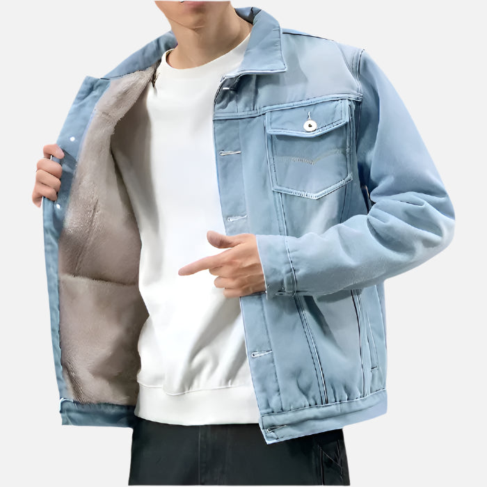 Jaqueta Masculina Jeans Acolchoado - Lojas Rafinno