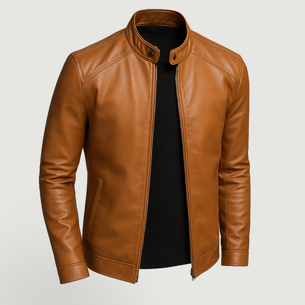 Jaqueta Masculina em Couro Rafinno - Lojas Rafinno