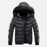 Jaqueta Puffer Masculina Capuz Forrado - Lojas Rafinno