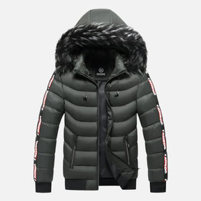 Jaqueta Puffer Masculina Capuz Forrado - Lojas Rafinno