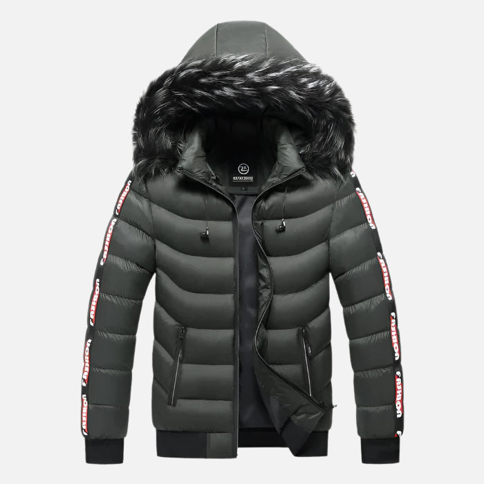 Jaqueta Puffer Masculina Capuz Forrado - Lojas Rafinno