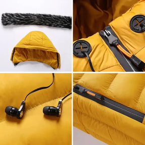 Jaqueta Puffer Masculina Capuz Forrado - Lojas Rafinno