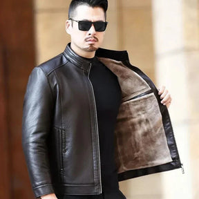 Jaqueta de Couro Masculina Rafinno RFN208 - Lojas Rafinno