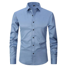 Camisa Social Masculina Elástica Slim Fit