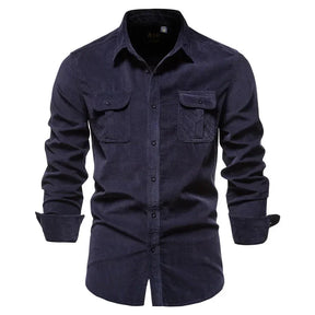 Camisa Masculina Manga Longa Casual