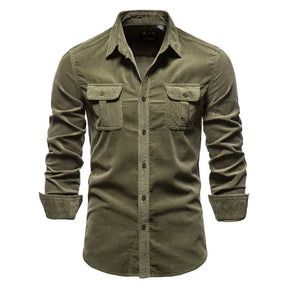 Camisa Masculina Manga Longa Casual